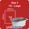 Potliner - Size 3